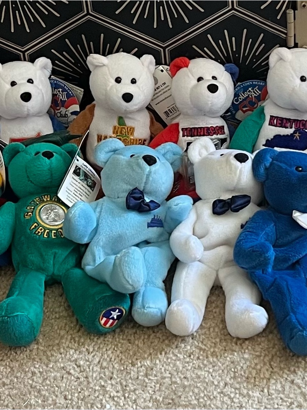 Limited Treasures State Coin Bears Set of 25